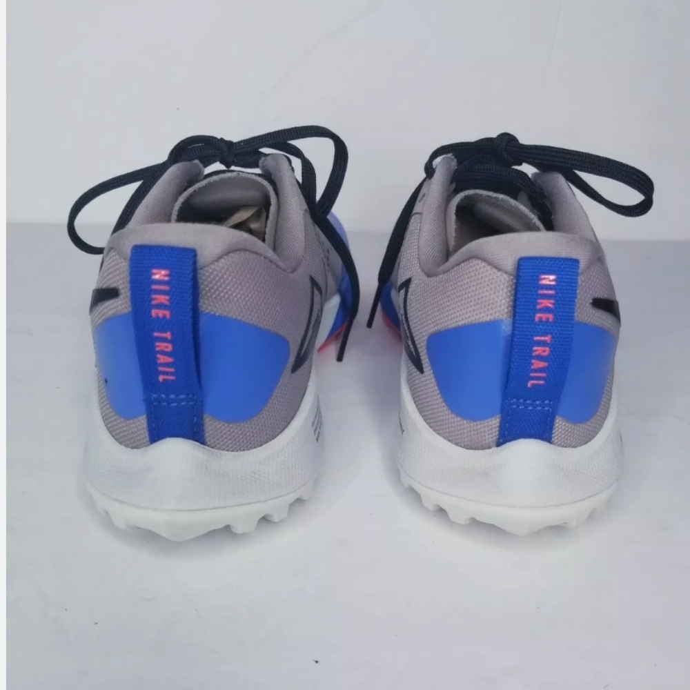 Nike Air Zoom Women's Sz 6.5 Terra Kiger 5 Trail Running Shoes Gray Blue - Picture 6 of 12